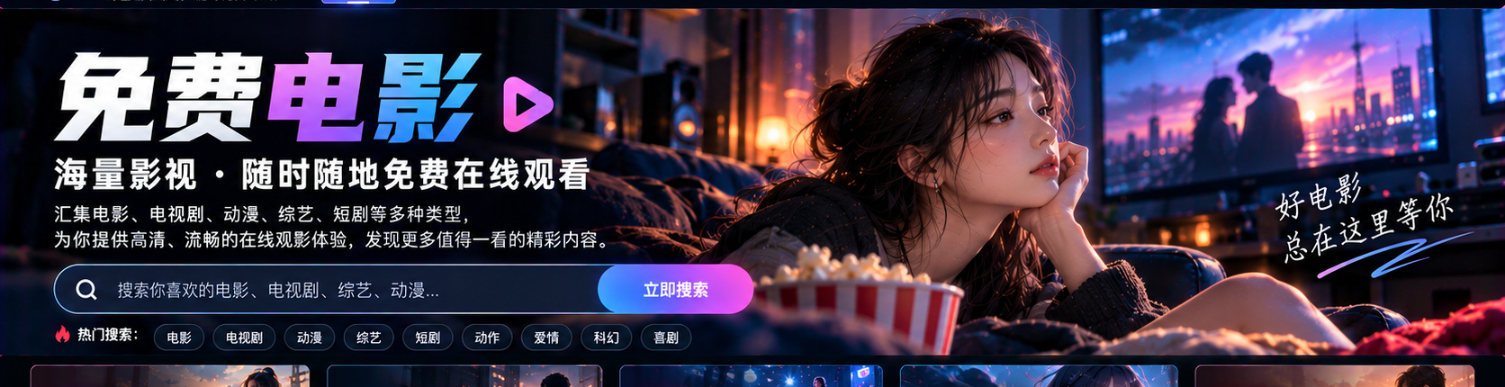 免费电影搜索与筛选